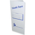 Valuable Papers Vertical Standard Document Folder (4 1/2"x10 1/4")